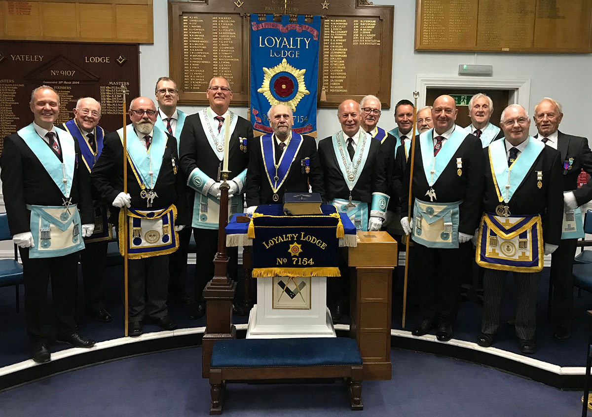 Master and officers of Loyalty Lodge No. 7154
